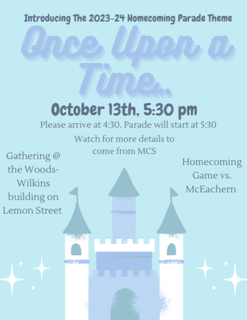 Homecoming 2023 — Once Upon a Time, October 13th at 5:30 pm